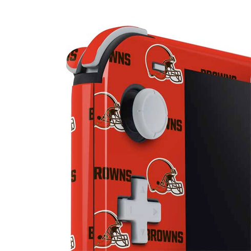 NFL Cleveland Browns Blitz Series Nintendo Switch Lite Skin